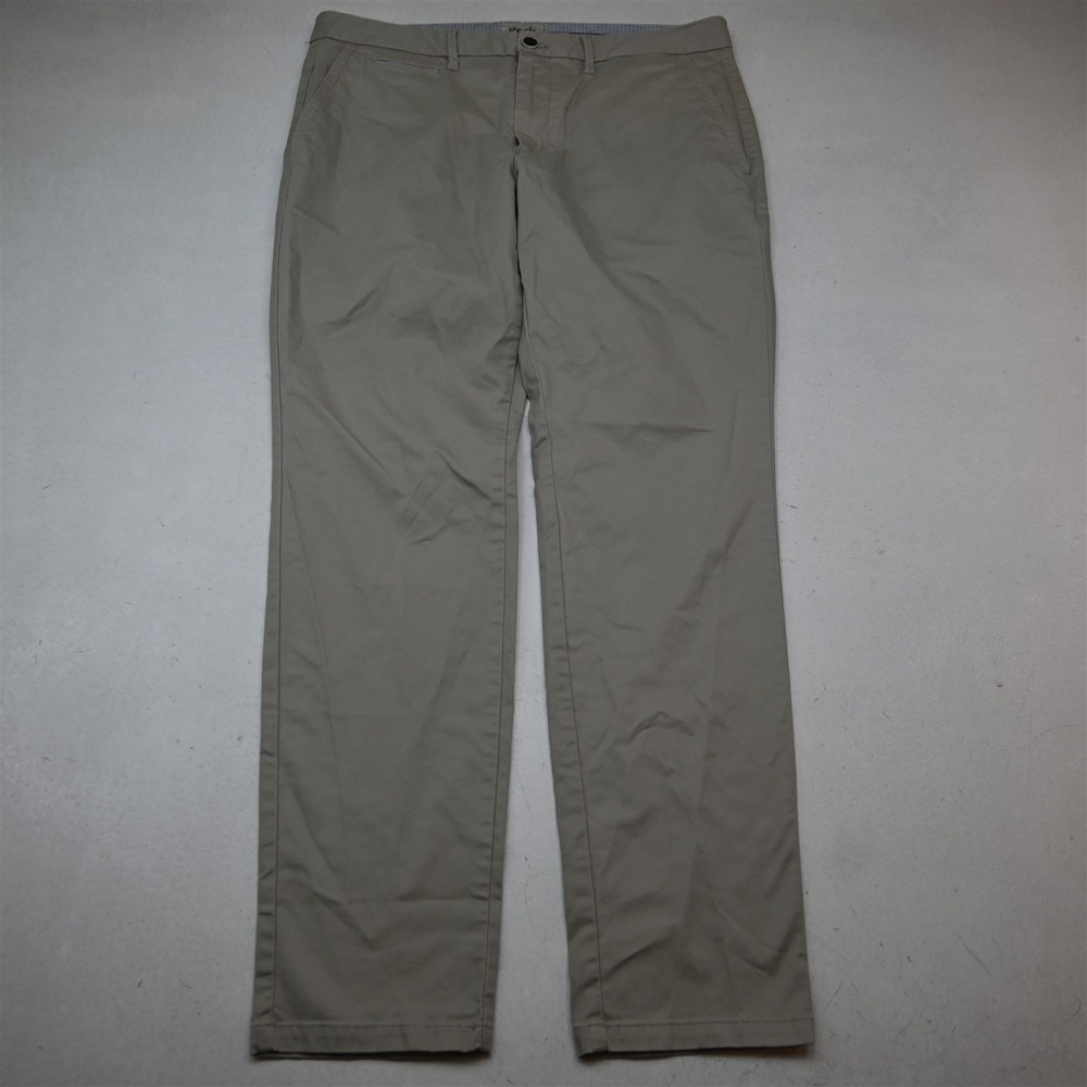 Perk 36x32 Khaki Stretch Slim Chino Mens Pants